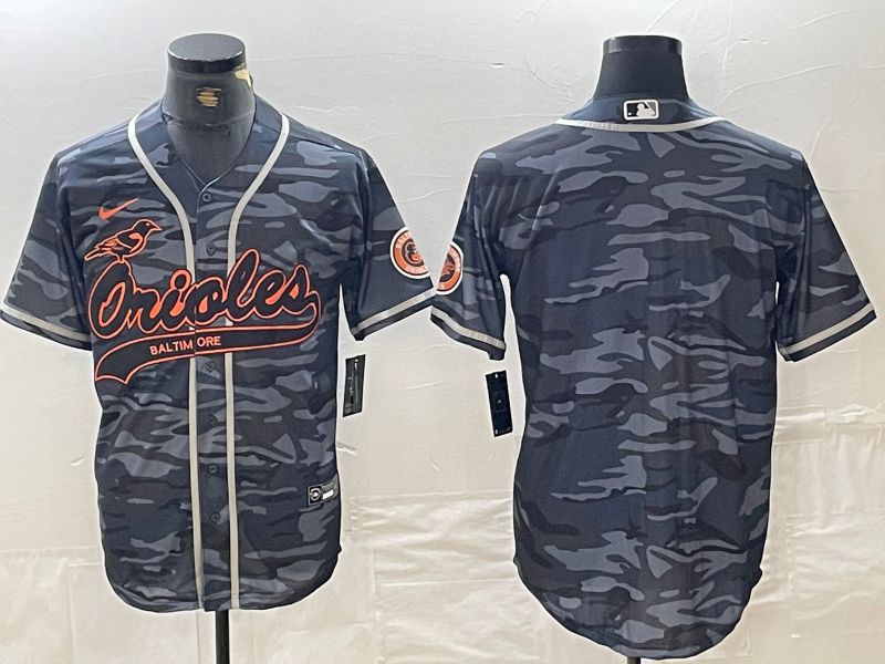 Men Baltimore Orioles Blank Camo Jointly 2024 Nike MLB Jersey style 1->baltimore orioles->MLB Jersey